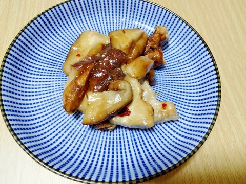 椎茸のアヒージョ風　簡単　ニンニク醤油風味